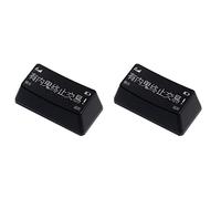 Mobestech 2pièces Capuchon De Rétroéclairage Unique pour Clavier Mécanique Keycap Transparent Shine Through Accessoire Pratique Et pour Saisie Confortable