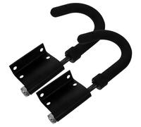 Mobestech 2pièces Crochet Toiture pour Échelle Extensible Acier Inoxydable et Caoutchouc pour Travaux Hauteur et Sécurité Ladder Lot