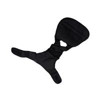 Mobestech 2pièces Culottes Hygiéniques pour sous-vêtement Lavable pour Chiot Fermeture Auto-agrippante Rouge et Noir