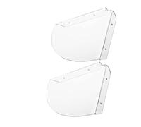 Mobestech 2Pièces Étagère Flottante Murale Rack Angle Transparent pour Salle de Bain Bureau Support pour Haut Parleur Décoration
