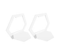 Mobestech 2pièces Étagère Hexagonale Étagère De Rangement Créative Support De Rangement Mural Domestique pour Pots De Fleurs