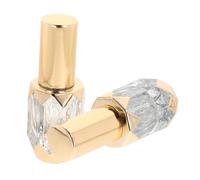 Mobestech 2pièces Flacon De Parfum De Voyage Verre Vide Et Rechargeable Lot Bouchon Hermétique Contenant pour Échantillon De Parfum