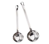 Mobestech 2pièces Louche à Huile Avec Séparateur De Graisse Écumoire Longue Louche Décorative Pour Soupe Et Cuisson