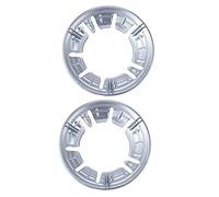 Mobestech 2pièces Support pour Wok à Anneau pour Cuisinière à Gaz Support pour Cuisinière à Gaz pour Wok à Fond Évite Glissement Cuisine Plus Sûre