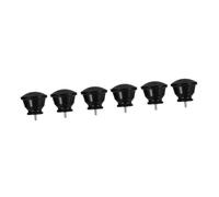 Mobestech 3 Ensembles Embouts De Tringle À Rideau Embouts De Tringle À Rideau Fixations pour Tringles À Rideaux Rondes pour Fenêtres Embouts De Tringle À Rideau Accessoires 2 pièces * 3