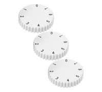 Mobestech 3 Pièces Bouton du congélateur Boutons de Commande du Chauffage Bouton de la minuterie de la sécheuse Thermostat de plinthe électrique Bouton de poêle à Thermostat PP Blanche