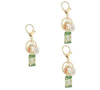 Mobestech 3 Pièces ornements porte-clés Charme porte-clés Pendentif de trousseau Bijoux s mignons Chain de mignonne pendentif pour porte-s ornement alliage