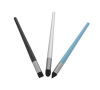 Mobestech 3 pièces Outils de Mélange pour Pastel Huile avec Têtes Éponge Douce Pinceaux de Fusion pour Croquis et Floutage Accessoires de Dessin Polyvalents Tête Biseautée Ronde Double