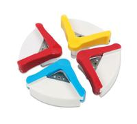 Mobestech 3 Pièces Perforatrice à Papier Arrondir Arrondisseur de Coins en Métal et Abs, Coupe-coins pour Papier et Cartes de Visite, Outil DIY et Loisirs Créatifs