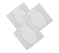 Mobestech 3 Pièces Pot à Fleurs Vase De Fleurs Suspendu Séchées Vase Mural White