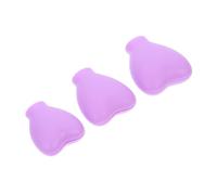 Mobestech 3 pièces Protections Pinceaux Maquillage Silicone Réutilisables Manchons Anti-poussière Durables et Adaptés à Différentes Accessoires Pratiques pour Voyage et Usage Quotidien