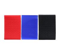 Mobestech 3 pièces Protège Tondeuse Cheveux Antidérapant Silicone Électrique Manche Protection Tondeuse Barbe Noir Rouge Bleu