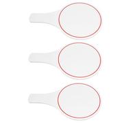 Mobestech 3 pièces Tableau Effaçable à Sec Tableau Vierge à Écrire Simple Face de Vote pour Juges Structure Stable Surface Lisse