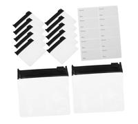 Mobestech 30 Ensembles Resealable Bags with Date Stickers Self-Sealing Plastic Pill Organizer Pouches for Vitamins Jewelry Storage Rings Earrings and Small Accessories