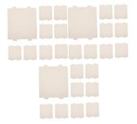 Mobestech 30 Pièces Flocons De Mica Micro-Ondes Pièces De Rechange pour Four à Micro-Ondes Kit De Montage Micro-Ondes sous Meuble Couverture De Micro- Composant Résine Protection