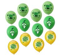 Mobestech 30 pièces Lot de Ballons Latex Thème Saint Patrick pour Décoration de Fête Irlandaise