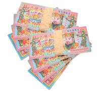 Mobestech 350 pièces Papier Ancêtre Coloré pour Sacrifice Carnets de Monnaie Funéraire Traditionnelle Chinoise Accessoires pour Cérémonies Ancêtres et Festivals