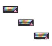 Mobestech 3ensembles Clavier Mécanique avec Keycaps Colorés Abs pour Switch Cherry Personnalisez Et Protégez Votre Clavier avec Style