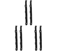 Mobestech 3paires Support De Plastique pour Disque Dur Rail De Fixation pour Boîtier Pc Remplacement De Support De Disque Dur des Données Installation Flexible
