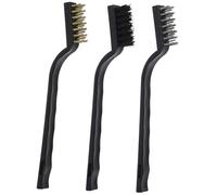 Mobestech 3pièces Brosse Métallique Laiton Pour Nettoyage De Petites Scories De Soudage Et Surfaces Automobiles Lot