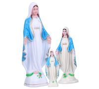 Mobestech 3Pièces Statue de Résine de Figurines Religieuses de Décoration Ornements Catholiques pour Maison et Église pour Spirituel et Décoratif