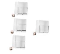 Mobestech 4 Pièces boîte de -tige distributeur porte- -tige balle tige organisateur de maquillage de salle de bain support de tampon de maquillage