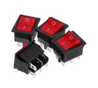 Mobestech 4 pièces Commutateur Rocker Durable pour Générateurs à Essence Accessoires de Maintenance pour Modèles de Générateurs Variés