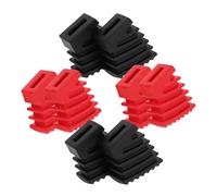 Mobestech 4 Pièces Drum Rack Feet Pads Plastic Cymbal Stand Leg Protectors Replacement For Drum Kit Hardware And Percussion Stands