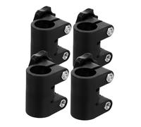 Mobestech 4 Pièces -Joints Réglables pour Supports Lumineux avec Poignées Serrage Adaptateurs À Libération Rapide pour Éclairage Studio Et Extérieur