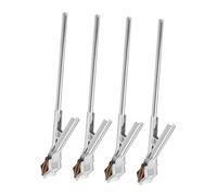 Mobestech 4 Pièces Lab Stand Clamps For Test Tubes Beakers And Flasks Secure Experimental Ring Clamp For Chemistry Glassware Support In School Laboratories