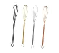 Mobestech 4 pièces Lot à Œufs Acier Inoxydable avec Poignée Ergonomique à Pâte et Accessoires Cuisine pour Boulangerie et Bar Couleurs