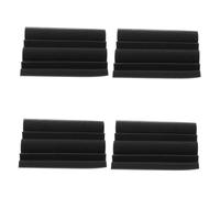 Mobestech 4 pièces Piège à Basses Fréquences Mousse Acoustique Isolation Phonique Anti-feu Panneaux Absorption Sonore pour Studio Bureau et Home Cinéma Du Bruit Aux Angles