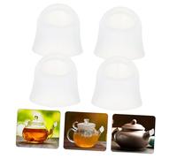 Mobestech 4 pièces Protège Bec de Théière Silicone Fuite Isolation Thermique Antidérapant Protection pour Becs de Bouilloire Accessoires et