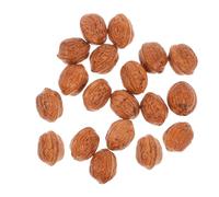 Mobestech 40 Pièces De Fausses Noix Marron Clair Décorations Artisanales en Plastique