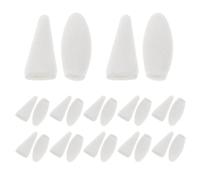 Mobestech 40 Pièces Têtes de Gomme en Éponge Blanche pour Effacement du Croquis Structure Unique et Prise en Main Confortable, pour Cours en Intérieur et Dessin Professionnel
