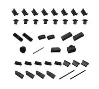 Mobestech 40pièces Couvercle De Protection Silicone pour Ports De Carte Mère Ordinateur Bouchons pour Protéger Les Interfaces La Poussière Et Humidité