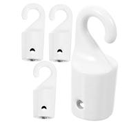Mobestech 4Pièces Crochet de Remplacement pour Baguette Aveugle Accessoire Métallique pour Stores Installation Rapide Facile Compatible Divers Modèles de Stores Design