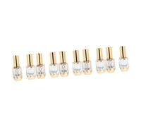 Mobestech 5 Ensembles De Parfum Voyage pour Petit Bouteille De Pression Flacon De Parfum Rechargeable Bouteilles Vides Flacons Vides De Parfum Un Verre 2 Pièces * 5