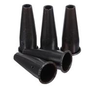 Mobestech 5 Pièces Embout de Rechange en Acier Manganèse pour Manche D'outil de Jardinage, Virole Conique Robuste 10x4x1,8 Cm, Remplacement Simple pour Houe et Râteau