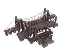 Mobestech 5 pièces Ponts Suspendus Résine pour Aquarium Ornements Miniatures pour Décoration Paysage sous-Marin Micro Jardin Aquatique Accessoires de Décor pour Tortues et Poissons