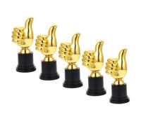 Mobestech 5 Pièces Pouce Plastique pour Garçon Fille Récompense Gagnante pour Fête de Football Souvenir de Soirée Décoration Unique pour Compétitions et Événements