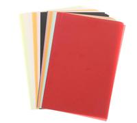 Mobestech 50 feuilles Papier Calque Coloré Papier Transfert Léger et Transparent Multifonctions pour Bricolage École et Bureau à Dessin Fin et Résistant