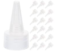 Mobestech 50 Pièces Bouchons de Bouteilles en Plastique Étanches pour Bouteilles en Verre la Maison, Faciles à Serrer, Style Moderne, Lot de Bouchons de Rechange Pratiques
