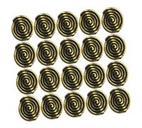 Mobestech 50 pièces Breloques Pendentifs Alliage Forme Labyrinthe pour Fabrication de Bijoux DIY Bracelets Boucles Oreilles Accessoires Métalliques Bronze
