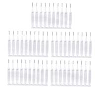 Mobestech 50 Pièces Brosse De Nettoyage Mini- Goupillons pour Goupillon Écart Miniature Brosse en Nylon pour Trou D'espace Petites Brosses Fer Blanche sans Fil Petite Brosse