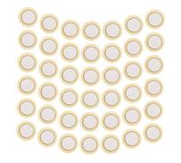 Mobestech 50 pièces Piezoelectric Discs Acoustic Pickup Transducers Buzzer For DIY Electronic Projects Compact And Easy To Install