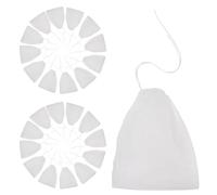 Mobestech 500 Pièces Reusable Tea Filter Bags Drawstring Muslin Sachets For Loose Leaf Tea Brewing Nut Milk Straining And Spice Infusions Cooking