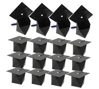 Mobestech 50pièces Coffret Bonbons Forme Casquette Doctorat Remise Diplôme Friandises Biscuits Sucrés