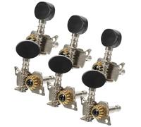 Mobestech 6 pièces Chevilles Accordage pour Guitare Acoustique Accessoires Robustes et Pratiques Gauche Droite de Mécaniques pour Fin Outils de Réparation et Pratique pour Débutants