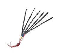 Mobestech 6 pièces LED Bande Lumineuse Voiture SMD Éclairage Ambiance Intérieur Flexible Étanche Blanc Rouge Bleu Vert Jaune Rose